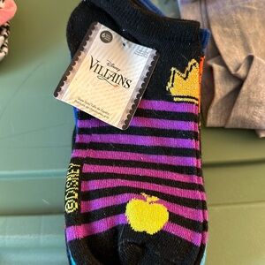 Disney Villain 6 pack socks